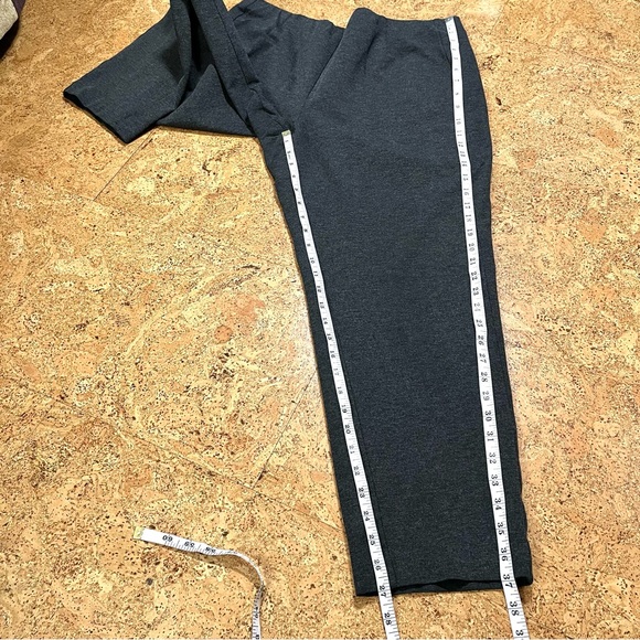 J.Jill Ponte Slim Leg Charcoal Gray Pull On Pants Sz XL - Picture 10 of 12
